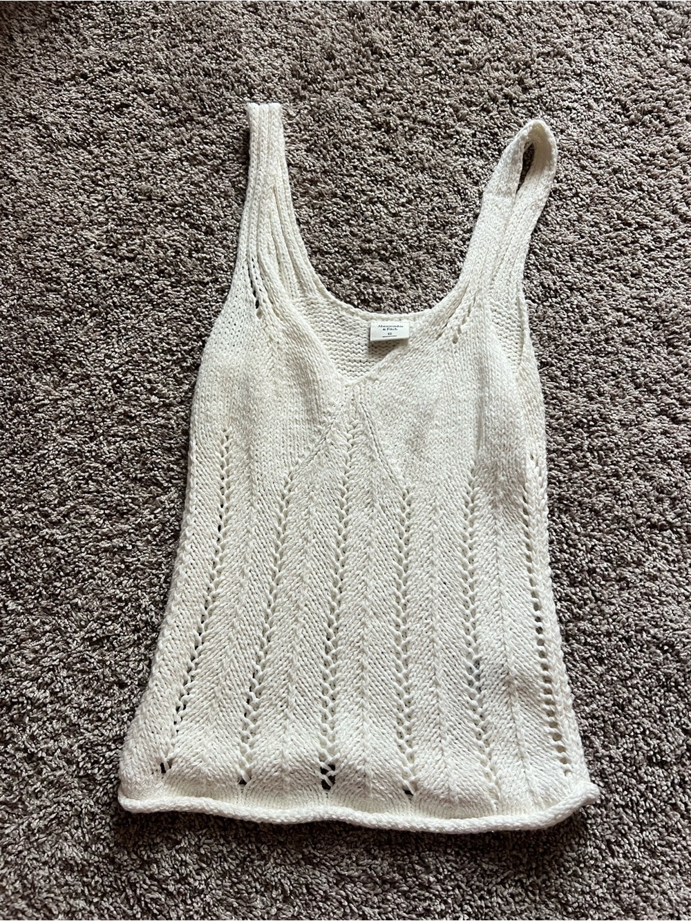 Crochet tank top Abercrombie & Fitch